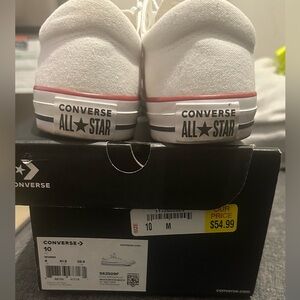 Converse' White All Star Shoes